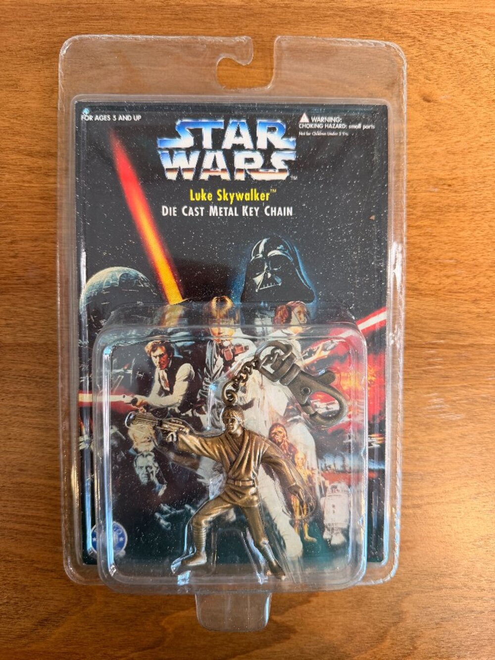 1996 Star Wars Luke Skywalker Die Cast Metal Key Chain NEW